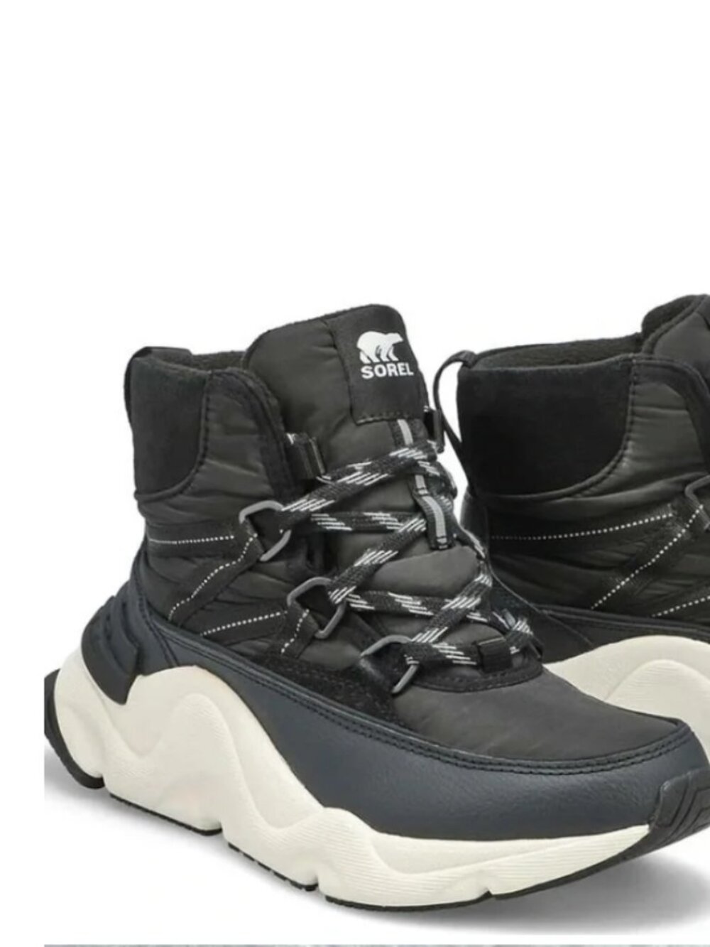 SOREL® Women's 9 KINETIC™ RNEGD SPORT Insulated Waterproof Boot in Black Size 9 - Picture 9 of 9